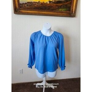 Jessica Simpson blue blouse SZ S
